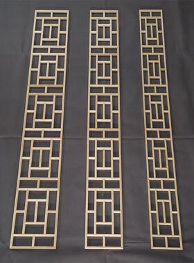 东阳木雕中式花格木格栅隔断玄关仿古门窗装修工字格屏风移门定做