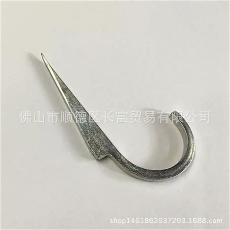 口装4分码出钉水管pvc管钩钉卡喉码管6分码出口装码钉钉1寸扁钩钉