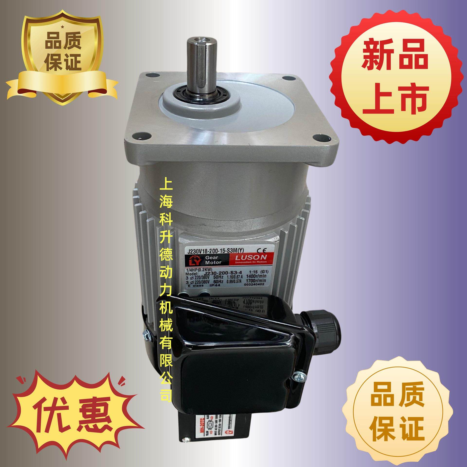 J230V15-100-15-C(Y) LUSON电机 LY马达 J230V15-100-15-S3(Y)
