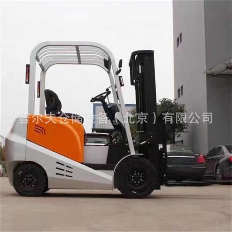 北京四轮座驾电动叉车搬运装卸全堆高车带侧移锂电堆垛机非标