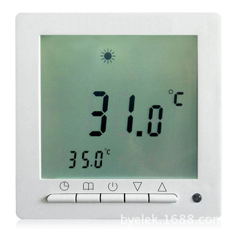 智能采暖温控器,LCD控制面板C09 智能温度控制调节器