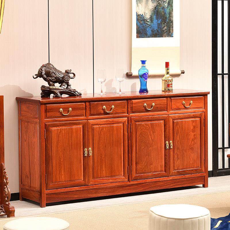 新中式刺猬紫檀国标红木餐柜花梨木茶水柜实木玄关柜酒柜收纳柜,住宅家具,红木餐边柜,淘宝优惠券,粉丝福利购,淘宝优惠卷