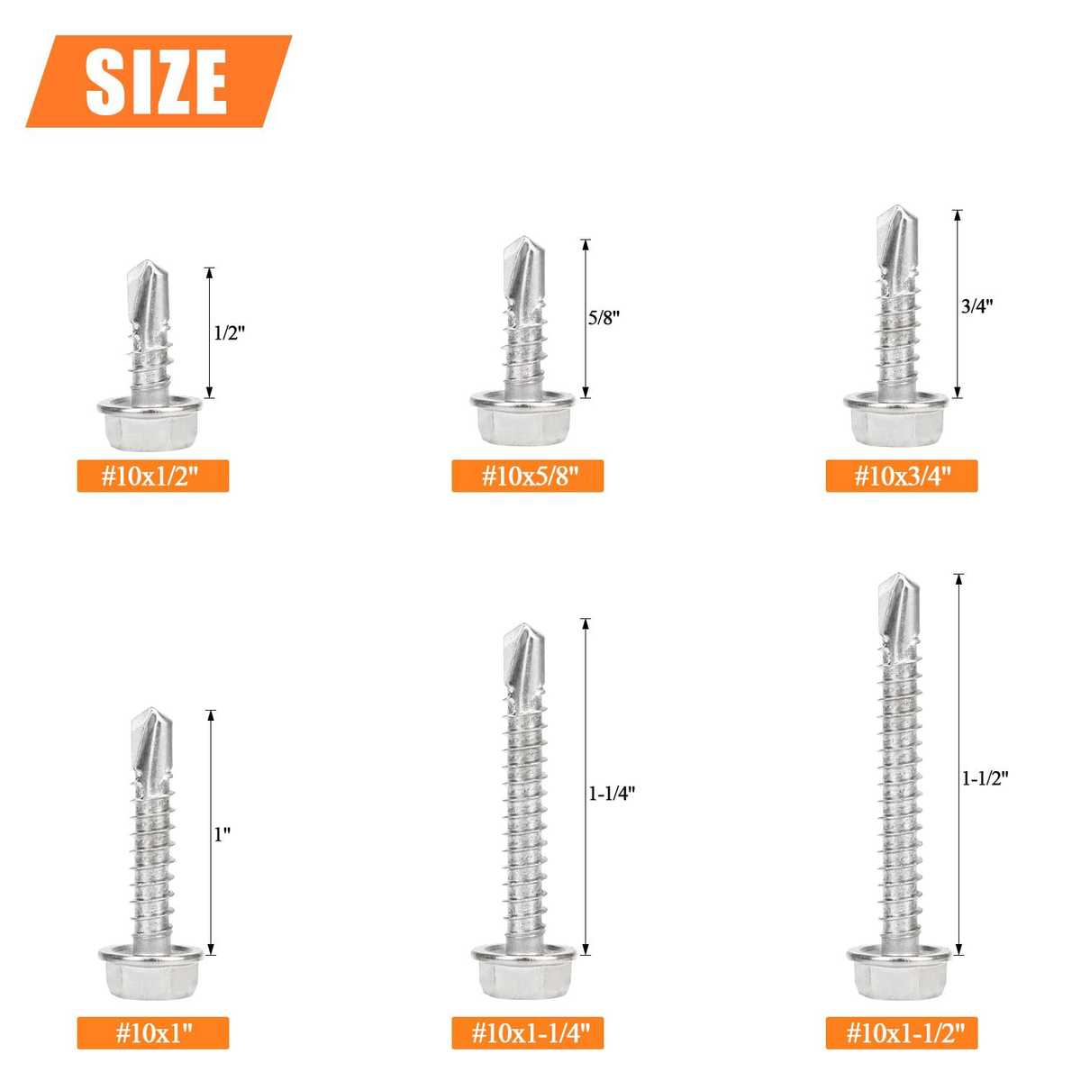 自司外#攻8六角六角燕尾自自#320pcs钻14螺钉套装#钻攻套装尾华10