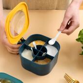 storage seasoning box kitchen Multi utensil compartment