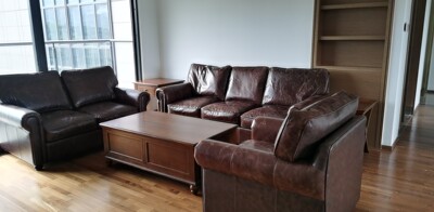 意舍美式牛皮1+2+3组合大真皮沙发怎么样？（已有万人评价）质量见真章