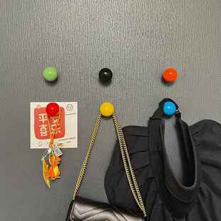 超强磁铁强磁挂钩磁吸挂钩强力承重无痕收纳防盗入户门厨房冰箱贴