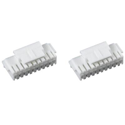 PHB胶壳2.0mm双排带扣 公壳 插头 连接器PHB-6P-18P-20P-22P 端子