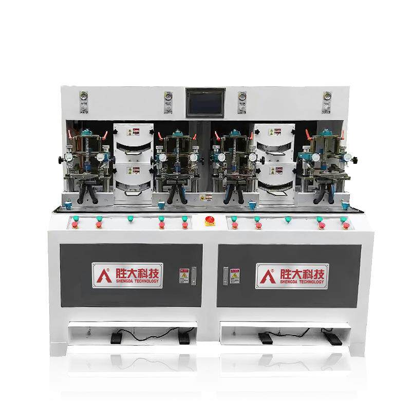 胜大科技广东鞋头定型速度快智能蒸汽四热四冷鞋头定型机厂家直销