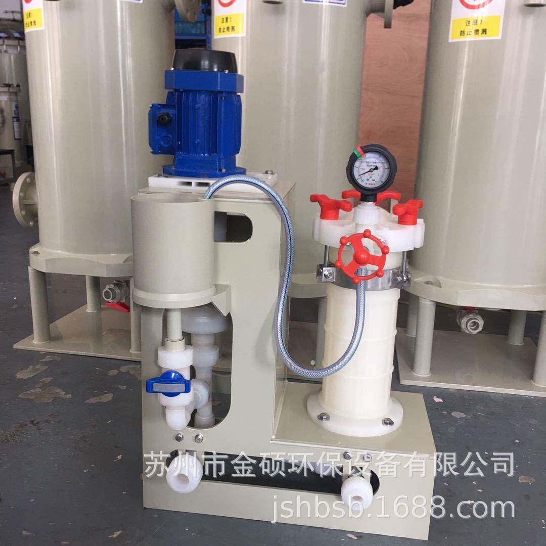 小型1-20吨/小时高温化学镀镍过滤机PVDF特氟龙镀镍过滤机
