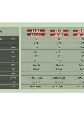 欧宝多功能磁座钻磁力钻钻孔机OB-38RC