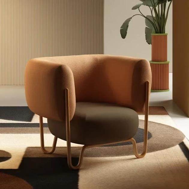 意式轻奢设计螃蟹椅复古金属客厅阳台单椅家用极简创意单人沙发椅,纺织面料/辅料/配套,纺织机械配件,淘宝优惠券,粉丝福利购,淘宝优惠卷