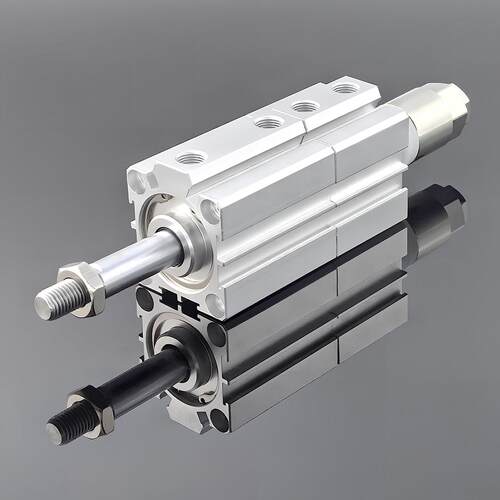 超薄型带磁气缸SDATJ20X40X63X75X25S倍力双行程多位置可调节行程