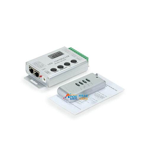 铝壳HC008幻彩灯带灯条控制器2811IC2812IC追逐跑马全彩RGB控制器