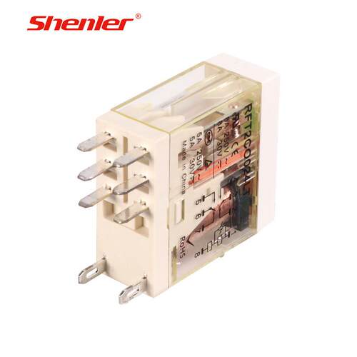 RFT2CO024LT电磁继电器2极8A24VDC接口中间继电器带LED