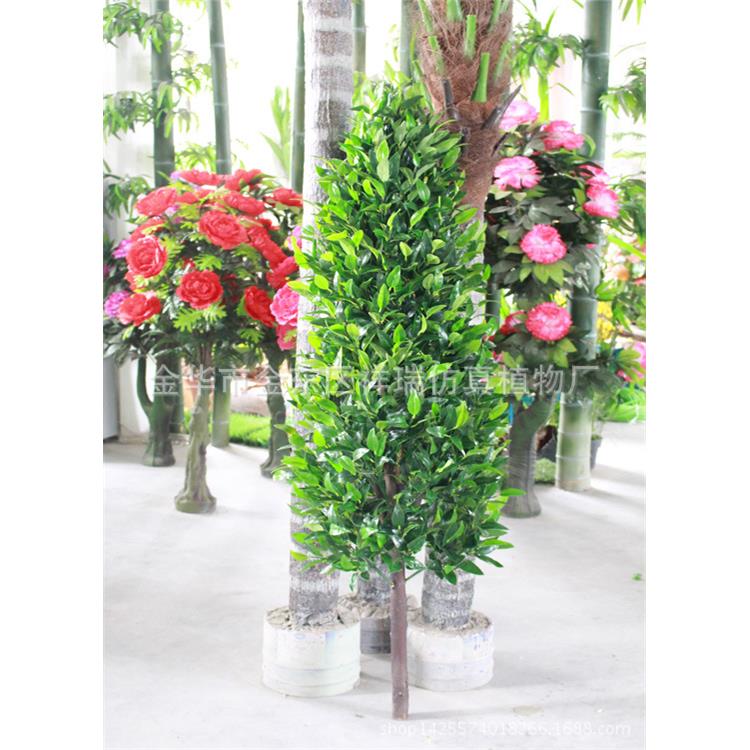 仿真植物塔形假树橄榄叶绿植室内外落地盆景装饰拍摄厂家
