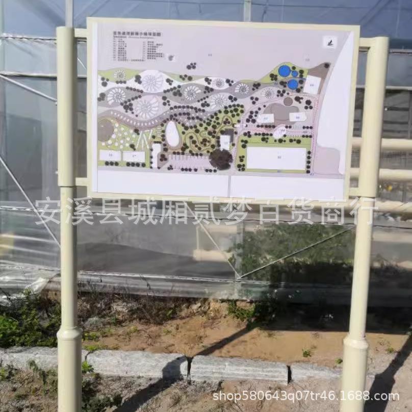 小区路标指示牌楼栋牌门号牌立式指引导向牌导视牌导览图宣传栏