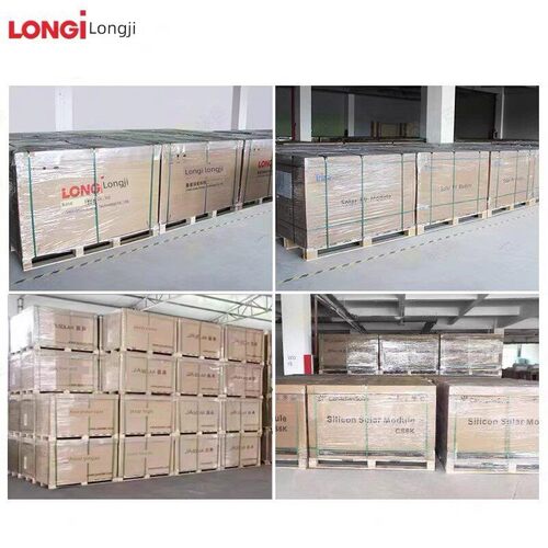 龙基郑a级光伏板250W-630W单玻璃双玻璃太阳能光伏组件