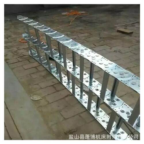 机床桥式/全封闭钢铝拖链电缆穿线工程钢制拖链数控不锈钢坦克链