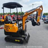 新款 出口美国两侧液压操作迷你挖机家用农场挖沟 15型液压挖掘机