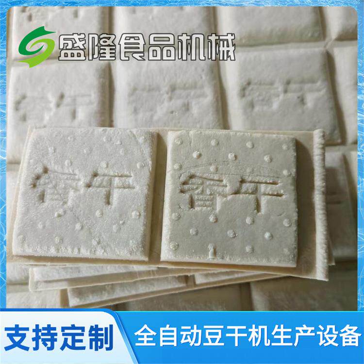 全自动豆腐干机器盛隆压豆干生产线电加热熏豆腐干机设备家用