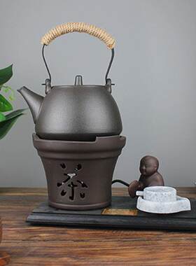 陶瓷快煮壶玻璃煮茶器童趣功夫茶具电热烧水家用静音温控陶然茶壶