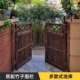户栅栏农门庭1L100421院户外村围栏门别花园入门木门竹篱笆院子大