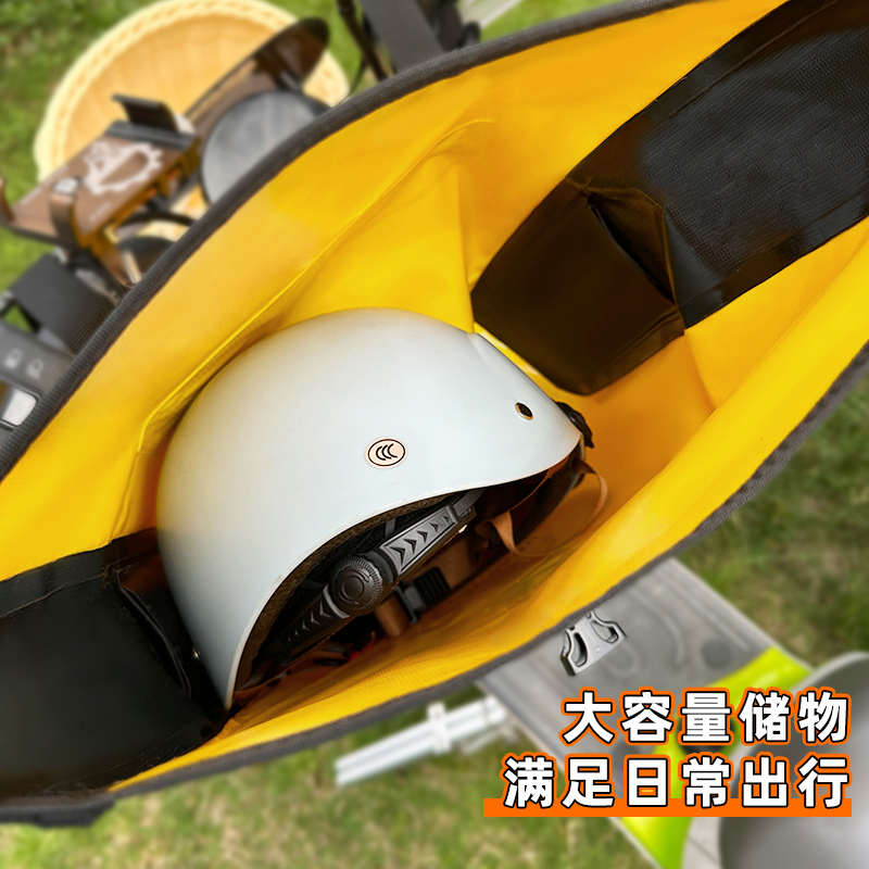 电动车自行车挂兜骑行挂包收纳袋摩托车电瓶车通用车头防水后置包
