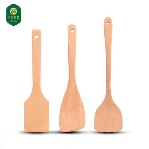 竹木长柄不粘专用铲竹铲木铲饭勺套装炒菜勺子铲子家用厨具