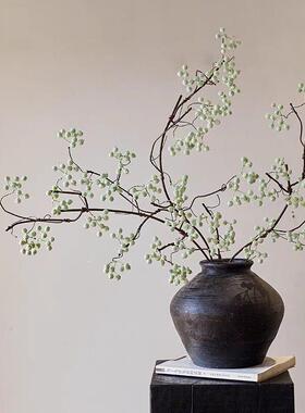 长枝手感仿真山归来浆果枯枝马桑果设计师插花造景侘寂风干花花束