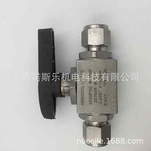 HAM-LET哈姆雷特二通式压力表不锈钢仪表阀H6800SSL1/2PSS