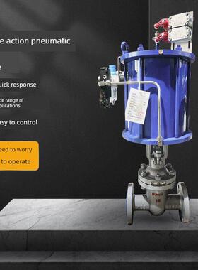 Z641W-16C单作用不锈钢气动闸阀304不锈钢法兰闸阀硬密封DN100 65