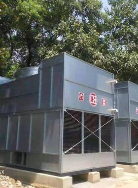 金日KDC闭式复合流冷却水塔 不锈钢盘管热镀锌外壳 安装水箱水泵
