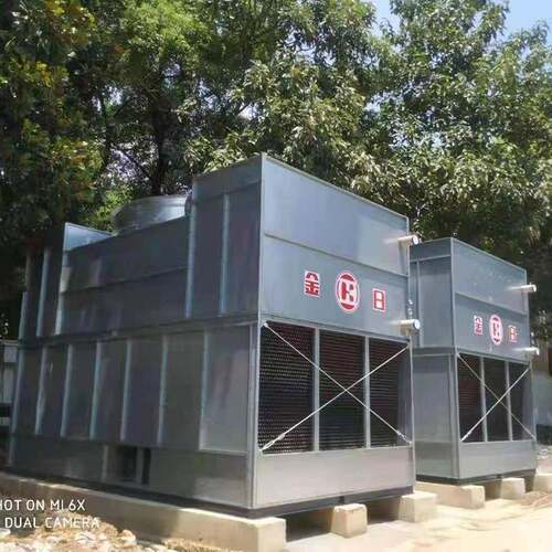 KDC闭式复合流冷却水塔不锈钢盘管热镀锌外壳安装水箱水泵