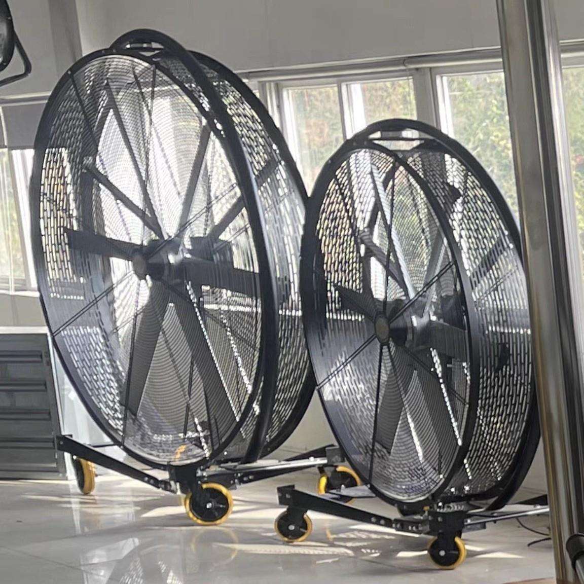 可移动工业风扇大型移动风扇0.9-1.9米移动式永磁直流无刷风机图片
