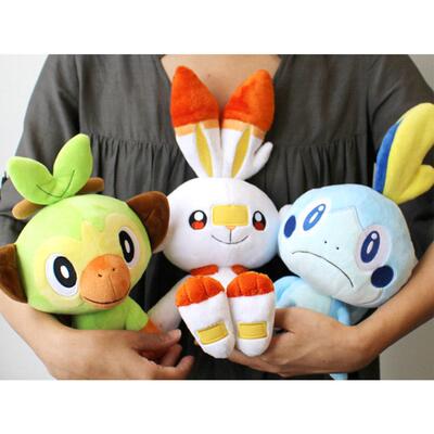 Sobble Scorbunny Grookey Cartoon Elf figure plush soft stuff