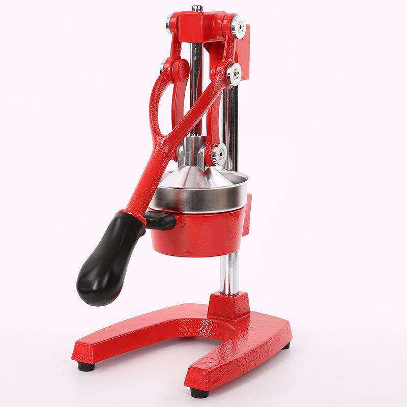 商用铸铁手动榨汁机家用压榨机西瓜石榴压汁器不锈钢水果压汁机