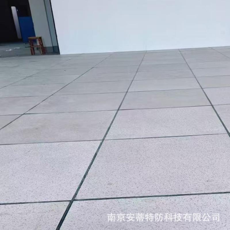 机房设备接地系统防静电地板安装PVC贴面屏蔽电磁干扰经久耐用