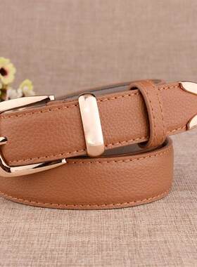 female retro belts women casual belt ladies pin buckle belt