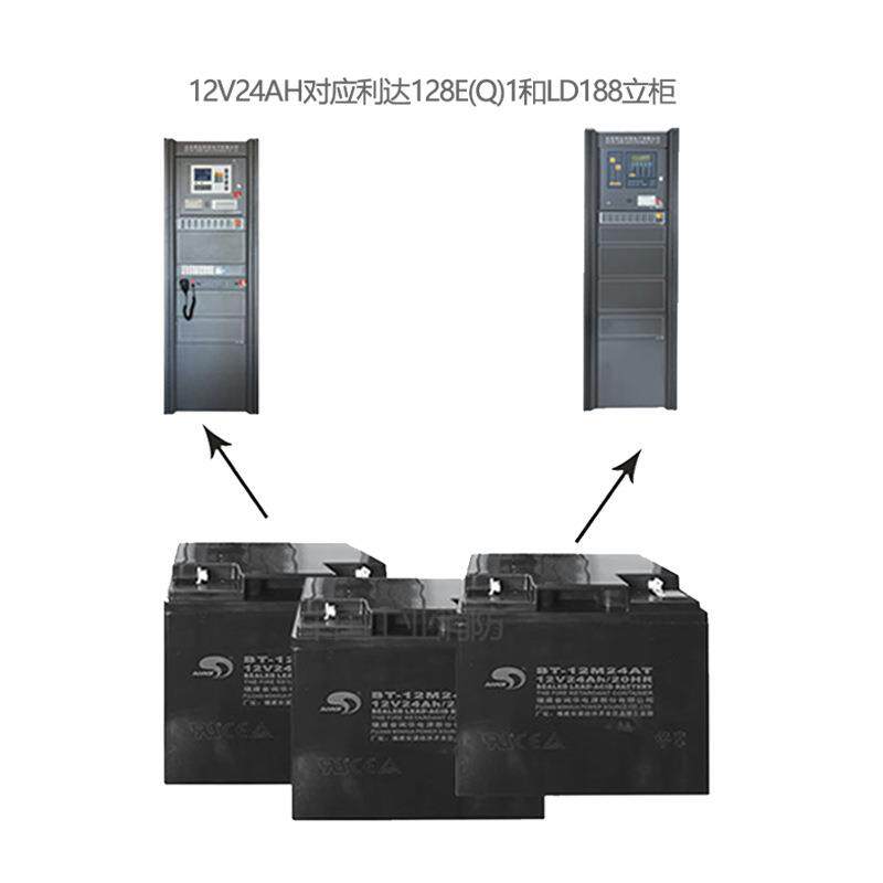 利达主机蓄电池LD128系列主机备用电池12V12AH/12V14AH/12V38AH