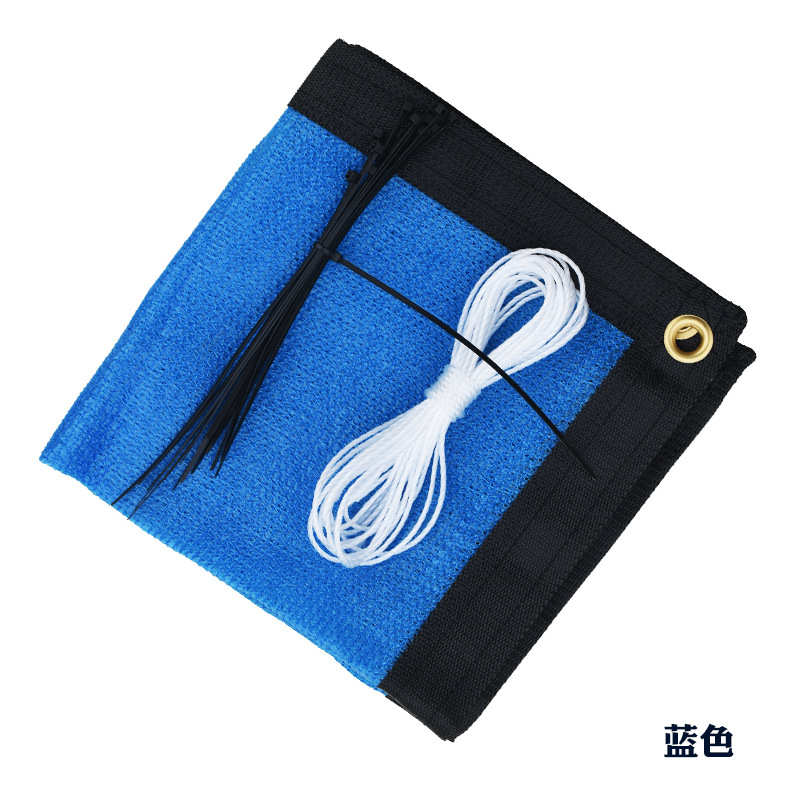 蓝色遮阳网墨绿园艺网户外泳池网HDPE圆扁丝阳台网跨境遮光网防晒