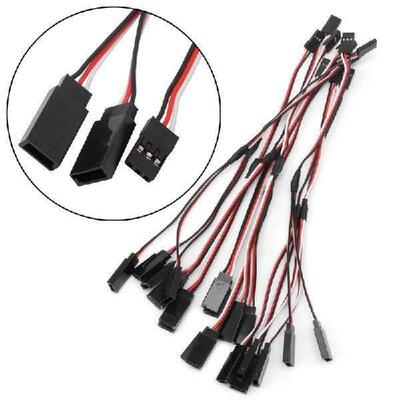 10Pcs 150mm Y Style RC Extension Servo Wire Lead Cord Cable