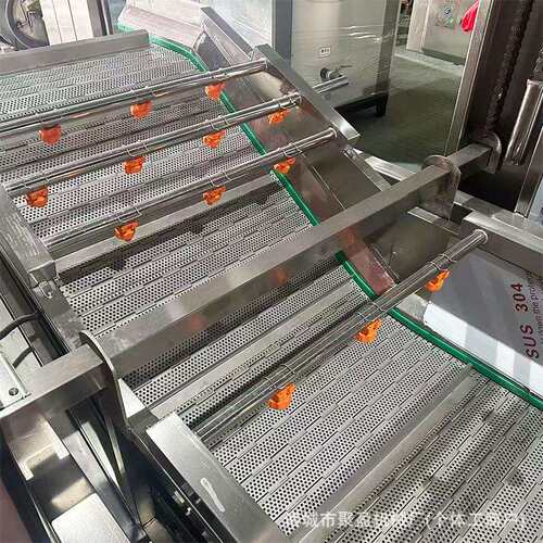 净菜加工设备商用蔬菜清流洗水线 NFW餐洗菜机 厅果蔬气洗泡清机