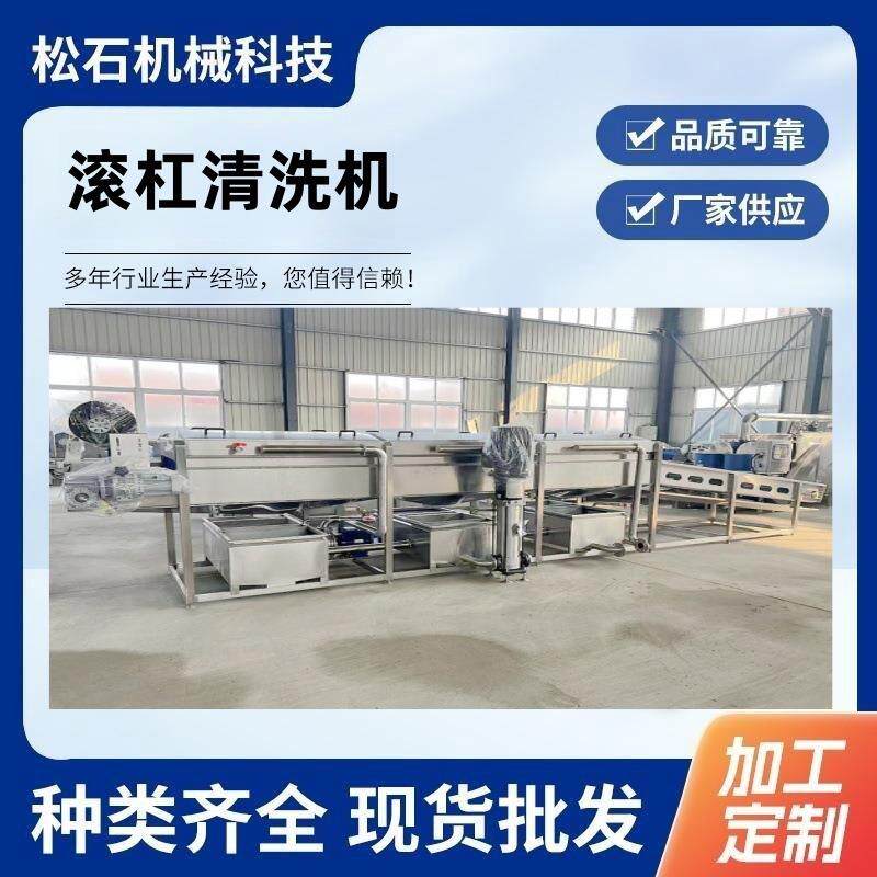 玉米加工成套设备高压滚杠清洗机苞米双层漂烫机气泡预制菜高效