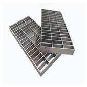 板雨钢热镀锌防滑钢格板盖板下水道篦子格栅插接排水沟网格镀锌