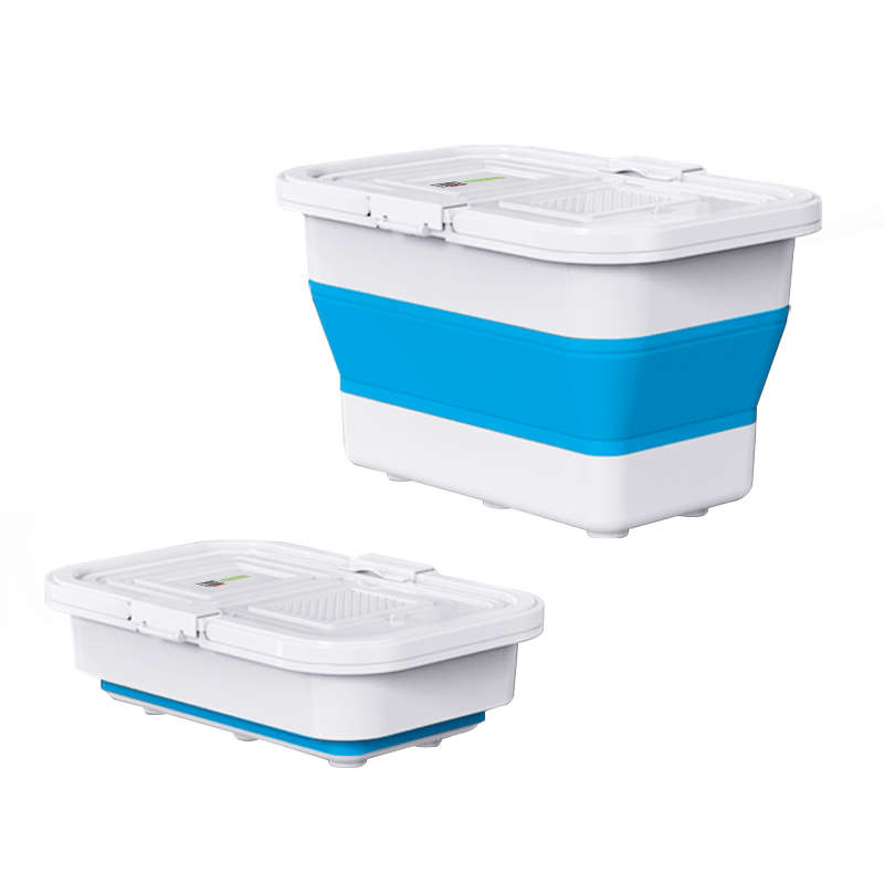 一体活鱼溪流小凤仙多功能活鱼打水钓鱼桶充氧成型可桶箱可折叠桶