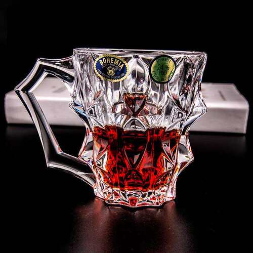 6只价格捷克BOHEMIA水晶玻璃咖啡西式奶杯咖啡下午茶杯欧式咖啡杯