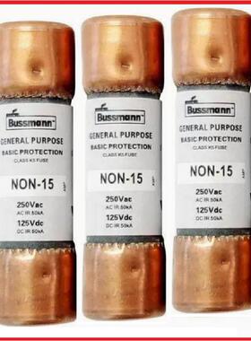 BUSSMANN熔断器 NON-10/15/20/25/30/35/40/50/60 ONE TIME 250V