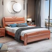 7K新米中式 5实木床1.21.3米童床单人床儿899简约1.5米双人床储物