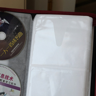 128片大号光碟册光盘收纳包丝光布碟片袋cd包家用dvd蓝光碟收纳盒
