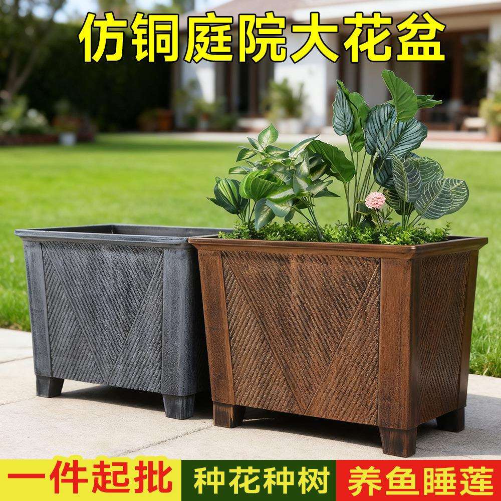睡莲盆缸塑料特大花盆莲花盆荷花碗莲家用无孔水培专用庭院荷花盆